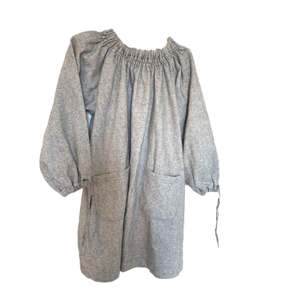 Little girls boutique gray dress medium
